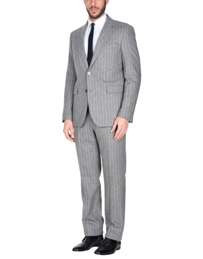 Manuel Ritz Suits In Light Grey