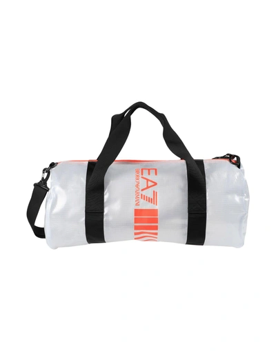 Ea7 Travel Duffel Bags In Transparent