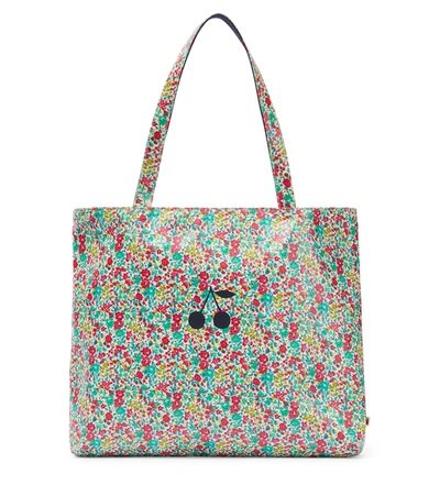 Bonpoint Newbaggy Floral Cotton Tote Bag In Multicoloured