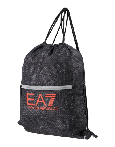 Ea7 Backpack & Fanny Pack In Dark Blue