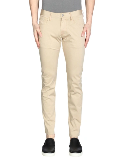 Armani Jeans Casual Pants In Khaki