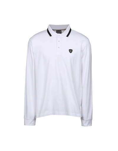 Emporio Armani Polo Shirts In White