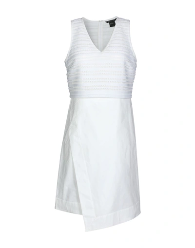 Armani Exchange Short Dresses In White