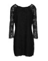 Armani Exchange Short Dresses In Black