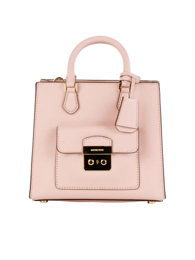 Michael Kors Shop Online Pink Leather Handle Bag In Rosa | ModeSens