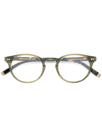 Moscot 'frankie' Optical Glasses In Green