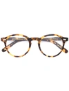 Moscot 'miltzen' Glasses In Brown