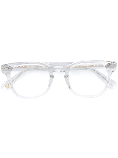 Moscot Round Frame Glasses In White