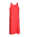 Armani Exchange Midi Dresses In Red