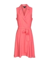 Armani Exchange Short Dresses In Coral