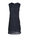 Armani Exchange Short Dresses In Dark Blue