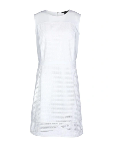 Armani Exchange Short Dress In White