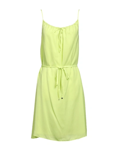Armani Exchange Short Dresses In Green