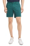 Theory Zaine Shorts In Green