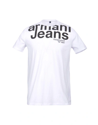 Armani Jeans T恤 In White