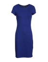 Armani Exchange Short Dresses In Bright Blue