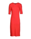 Armani Exchange Knee-length Dress In Red