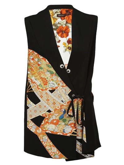 Ibrigu Embroidered Floral Vest In Fantasy2
