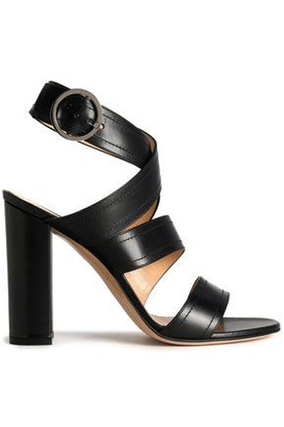 Gianvito Rossi Woman Leather Sandals Black