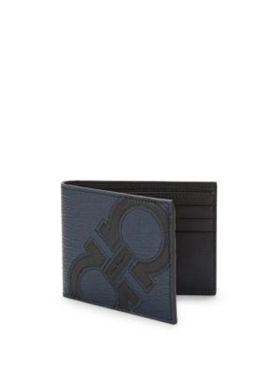 Ferragamo Revival Maxy Leather Bi-fold Wallet In Basic