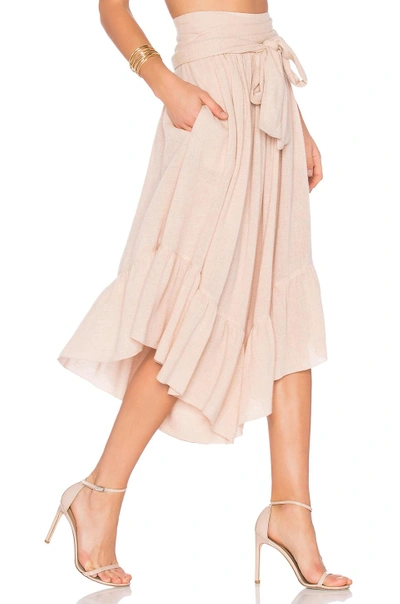 See By Chloé Wide Leg Cropped Pants In Blush