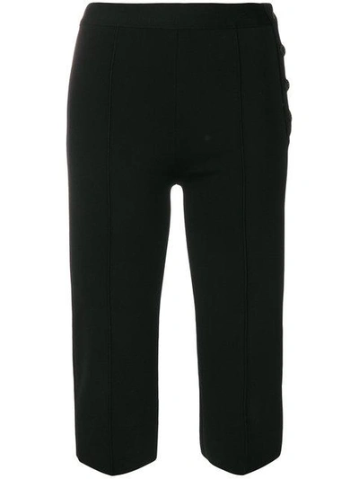 Givenchy Slim Cropped Trousers - Black