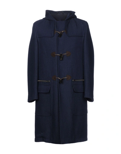 Umit Benan Coat In Dark Blue