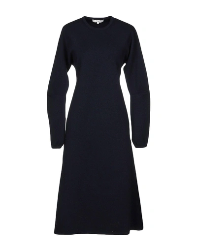 Tibi Midi Dress In Dark Blue