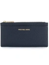 Michael Michael Kors Zipped Coin Purse In Blue