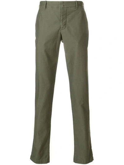 Incotex Slim Fit Trousers In Green