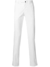 Incotex Slim Fit Trousers In White