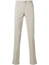 Incotex Slim Fit Chinos In Neutrals