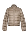 Aspesi Down Jacket In Khaki