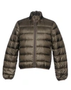 Aspesi Down Jackets In Military Green