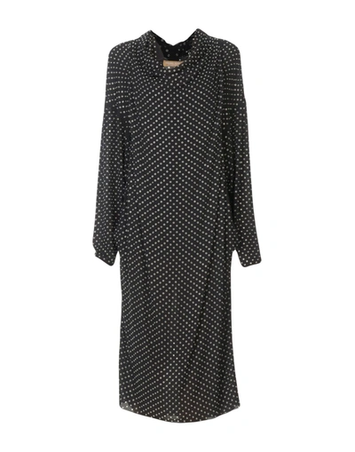 Michael Kors 3/4 Length Dresses In Black