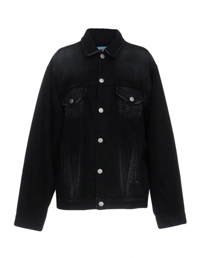 Adaptation Denim Outerwear In Black