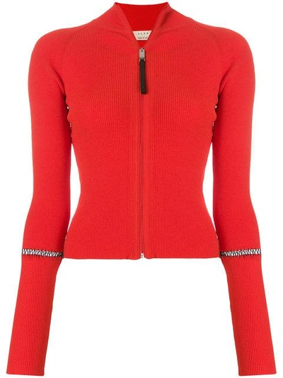 Alyx 1017  9sm Zipped Cardigan - Red