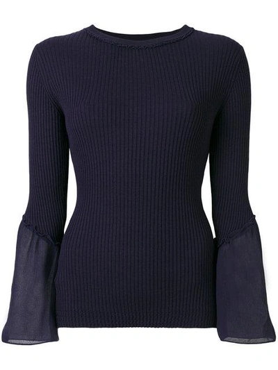 3.1 Phillip Lim / フィリップ リム Long-sleeve Ribbed Top