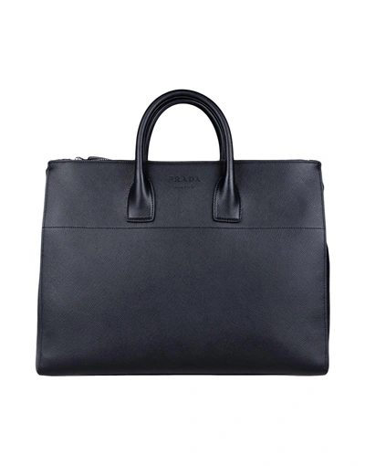 Prada Work Bag In Black