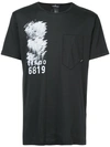 Stone Island Chest Print T In Black