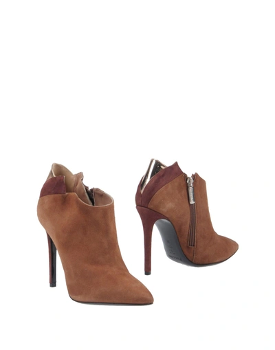 Pollini Booties In Brown