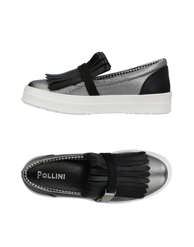 Pollini Sneakers In Silver