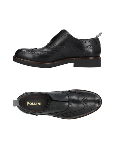 Pollini Loafers In Black