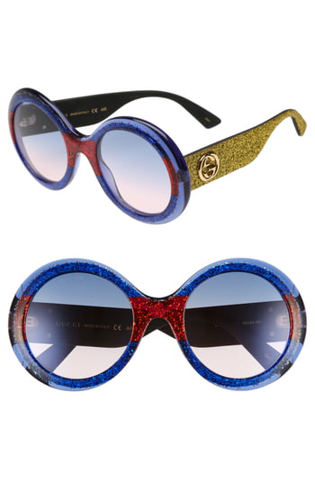 gucci 53mm round sunglasses