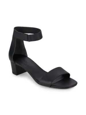 vince rita leather ankle strap sandals