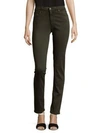 Ag Prima Sateen Cigarette Skinny Jeans In Sulfur Dark