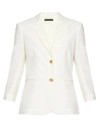 The Row Schoolboy Wool-crepe Blazer In White