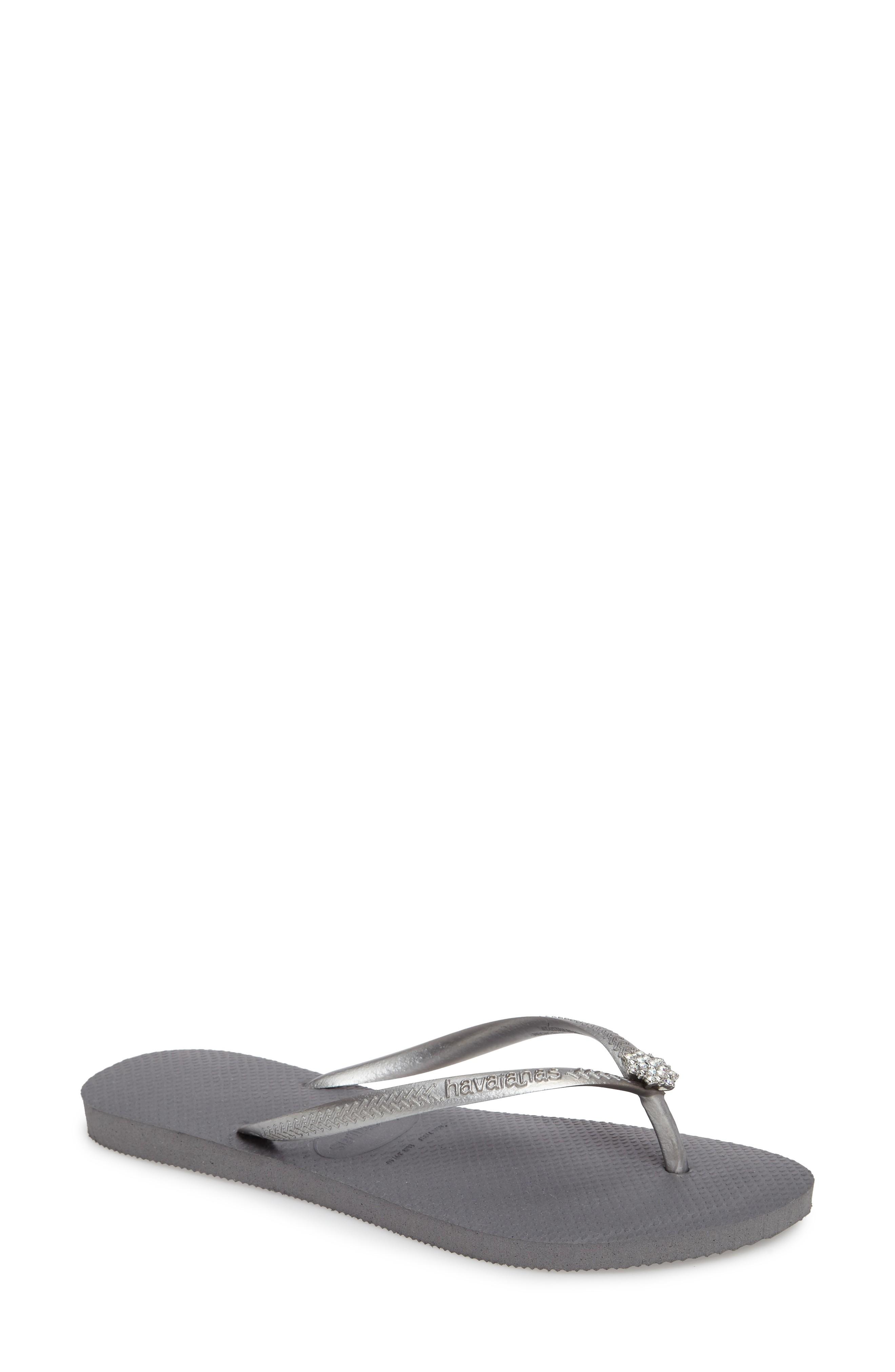 havaianas slim steel grey