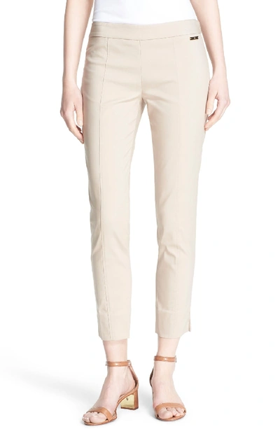 Tory Burch Callie Skinny Ankle Pants White In Moroccan Sand ModeSens