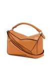 Loewe Puzzle Medium Leather Shoulder Bag In Tan